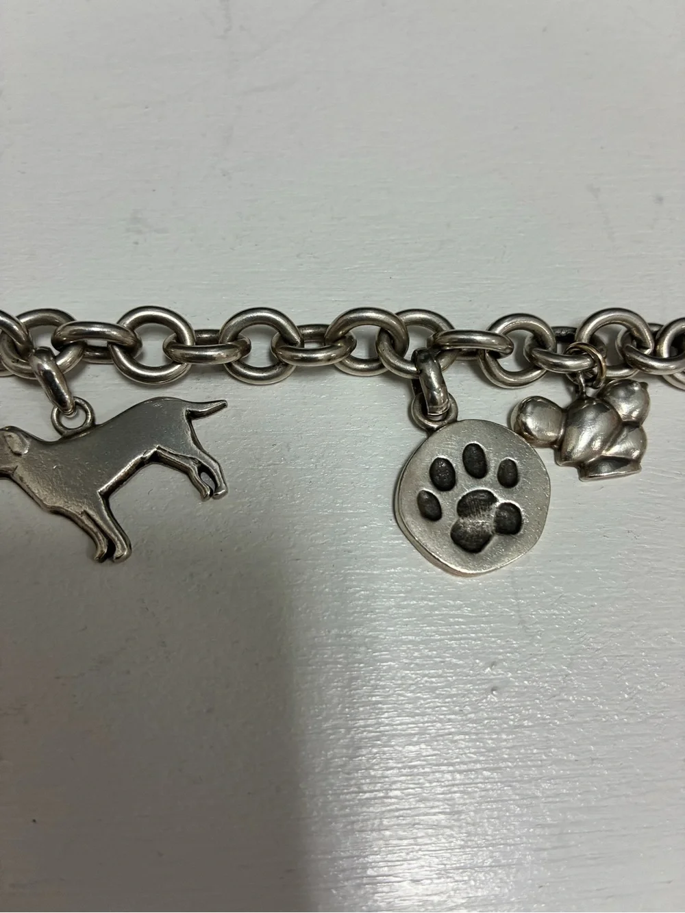 Tiffany & Co. Highly Collectible  Sterling Charm Bracelet